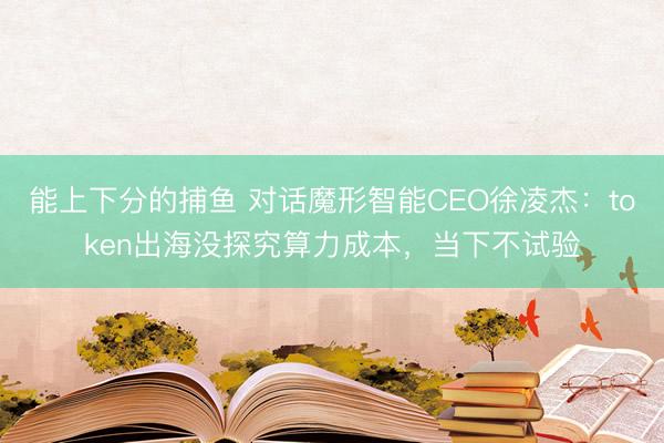 能上下分的捕鱼 对话魔形智能CEO徐凌杰：token出海没探究算力成本，当下不试验